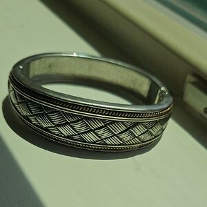 Mixed Metal Silver and Gold Bracelet